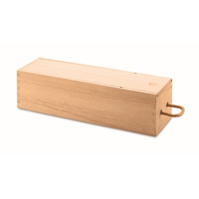 Caja de vino de madera para publicidad